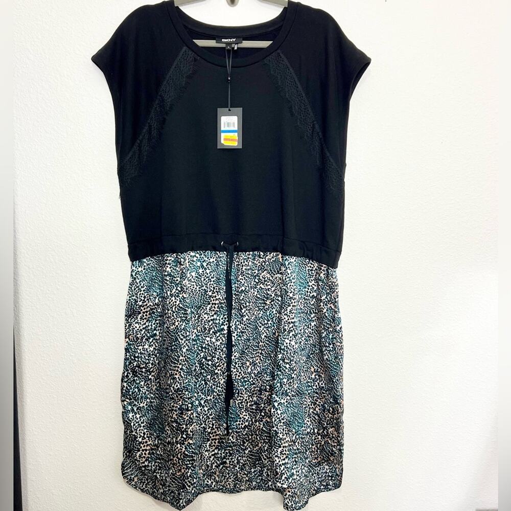 DKNY SPORTSWEAR black dress size XL - Picture 2 of 7
